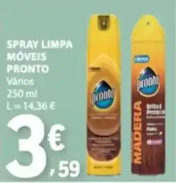 E.Leclerc spray limpa móveis pronto promoção