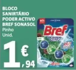 E.Leclerc bloco sanitário poder activo bref sonasol promoção