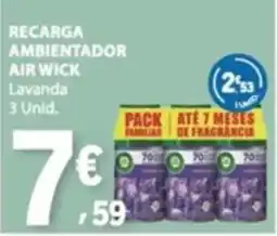 E.Leclerc recarga ambientador air wick lavanda promoção