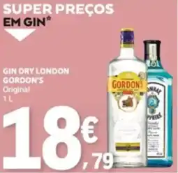 E.Leclerc gin dry london gordon's original promoção