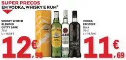 E.Leclerc Whisky scotch blended cutty sark promoção
