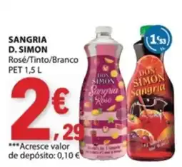 E.Leclerc Sangria d. simon rosé/tinto/branco promoção