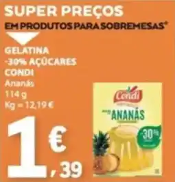 E.Leclerc gelatina condi ananás promoção