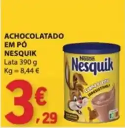 E.Leclerc achocolatado em pó nesquik promoção