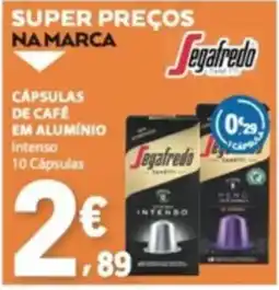 E.Leclerc Cápsulas de café em alumínio segafredo intenso promoção