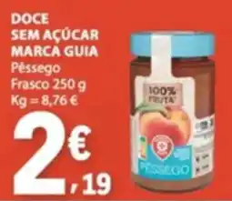 E.Leclerc Doce sem açúcar marca guia pêssego promoção