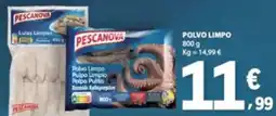 E.Leclerc Pescanova polvo limpo promoção