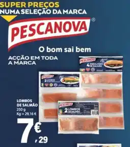 E.Leclerc Pescanova lombos de salmão promoção