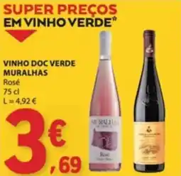E.Leclerc vinho doc verde muralhas rosé promoção
