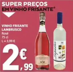 E.Leclerc vinho frisante lambrusco rosé promoção