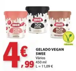 E.Leclerc gelado vegan swee promoção
