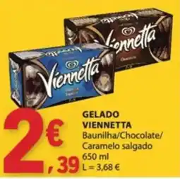 E.Leclerc Viennetta Baunilha/Chocolate/Caramelo salgado promoção