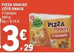 E.Leclerc Côté Snack pizza pocket 3 fromages promoção