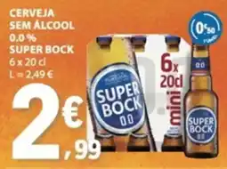 E.Leclerc cerveja sem álcool super bock promoção