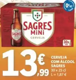 E.Leclerc Sagres mini cerveja promoção