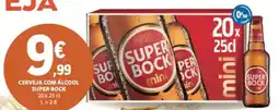 E.Leclerc Cerveja com álcool super bock mini promoção