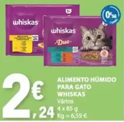 E.Leclerc Alimento húmido para gato whiskas promoção