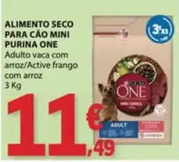 E.Leclerc alimento seco para cão mini purina one promoção