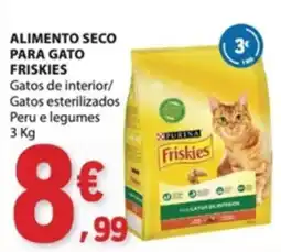 E.Leclerc alimento seco para gato friskies promoção