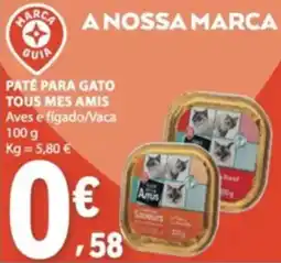 E.Leclerc Paté para gato tous mes amis promoção