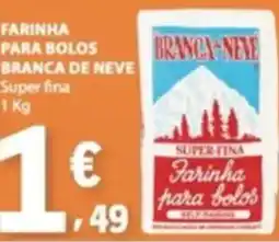 E.Leclerc Farinha para bolos branca de neve super fina promoção