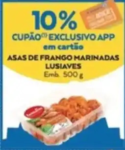 E.Leclerc Asas de frango marinadas lusiaves promoção