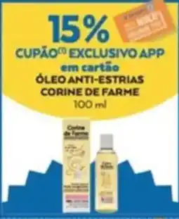 E.Leclerc Óleo anti-estrias corine de farme promoção
