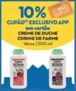 E.Leclerc Creme de duche corine de farme promoção