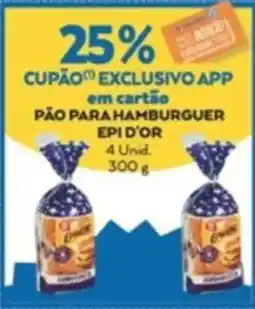 E.Leclerc Pão para hamburguer epi d'or promoção