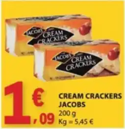 E.Leclerc Cream crackers jacobs promoção