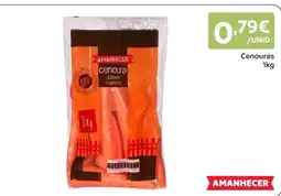 Amanhecer Cenouras amanhecer promoção