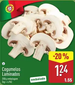 ALDI Cogumelos Laminados promoção