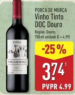ALDI Porca de Murça Vinho Tinto promoção