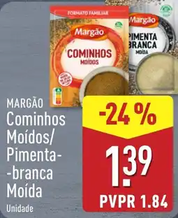 ALDI Margão Cominhos Moídos/Pimenta-branca Moída promoção