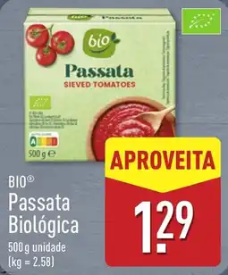 ALDI Bio Passata Biológica promoção