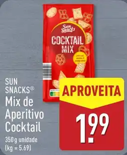 ALDI Sun Snacks Mix de Aperitivo Cocktail promoção