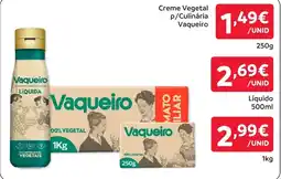 Amanhecer Creme vegetal p/culinária vaqueiro promoção