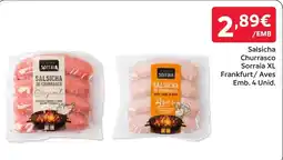 Amanhecer Salsicha de churrasco sorraia promoção