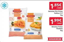 Amanhecer Batatas pré-fritas palitos 7/7 promoção