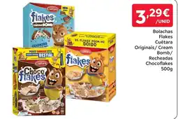 Amanhecer Bolachas flakes cuétara promoção