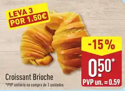 ALDI Croissant Brioche promoção