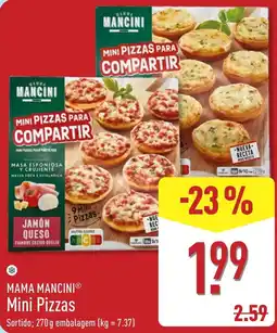 ALDI Mama Mancini mini pizzas promoção