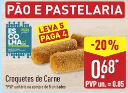 ALDI Croquetes de Carne promoção