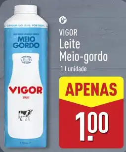 ALDI Vigor leite meio-gordo promoção