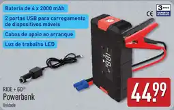 ALDI Ride + Go Powerbank promoção