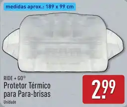 ALDI Ride + Go protetor térmico para para-brisas promoção