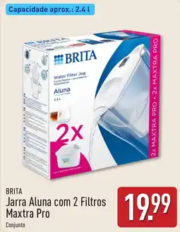 ALDI brita jarra aluna com 2 filtros maxtra pro promoção