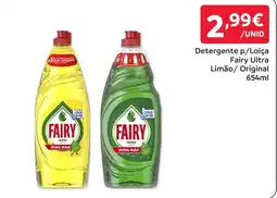 Amanhecer Detergente p/Loiça Fairy Ultra promoção