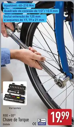 ALDI Ride + Go Chave de Torque promoção
