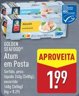 ALDI Golden Seafood Atum em Posta promoção